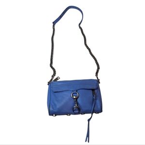 Rebecca Minkoff Mini Mac Crossbody Bag Blue Rebecca Minkoff Crossbody